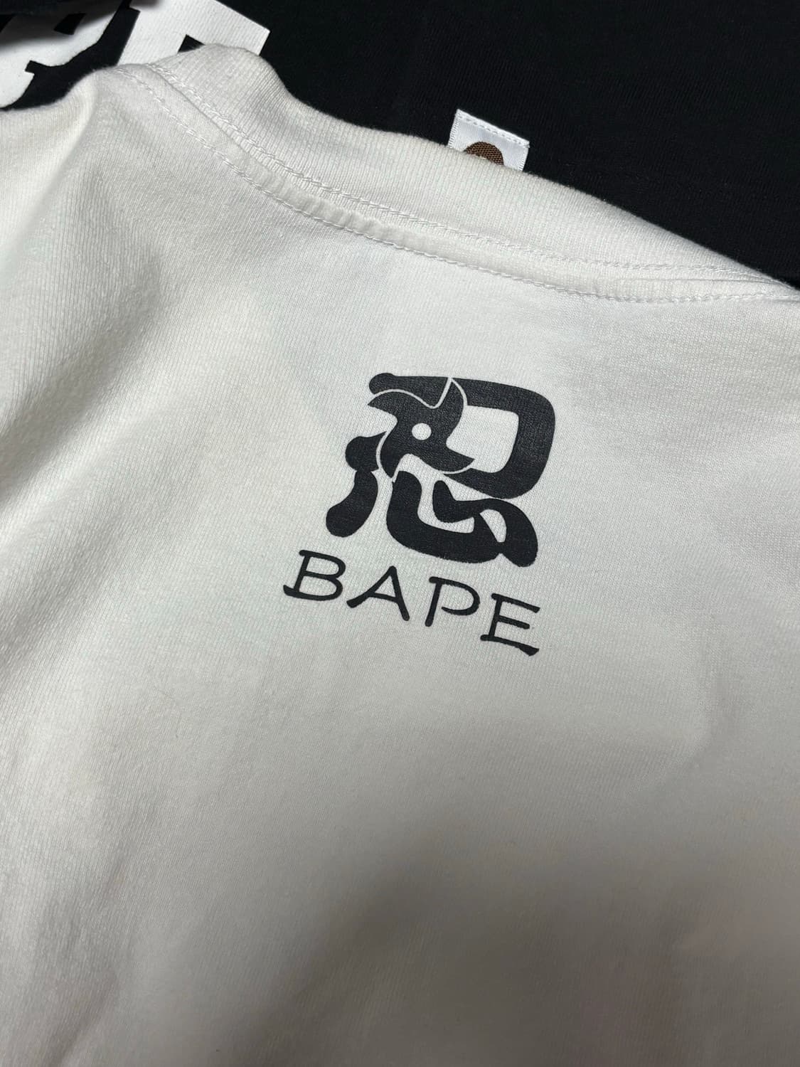 정품 베이프 컬리지 닌자 한정판 반팔티 상품이미지5