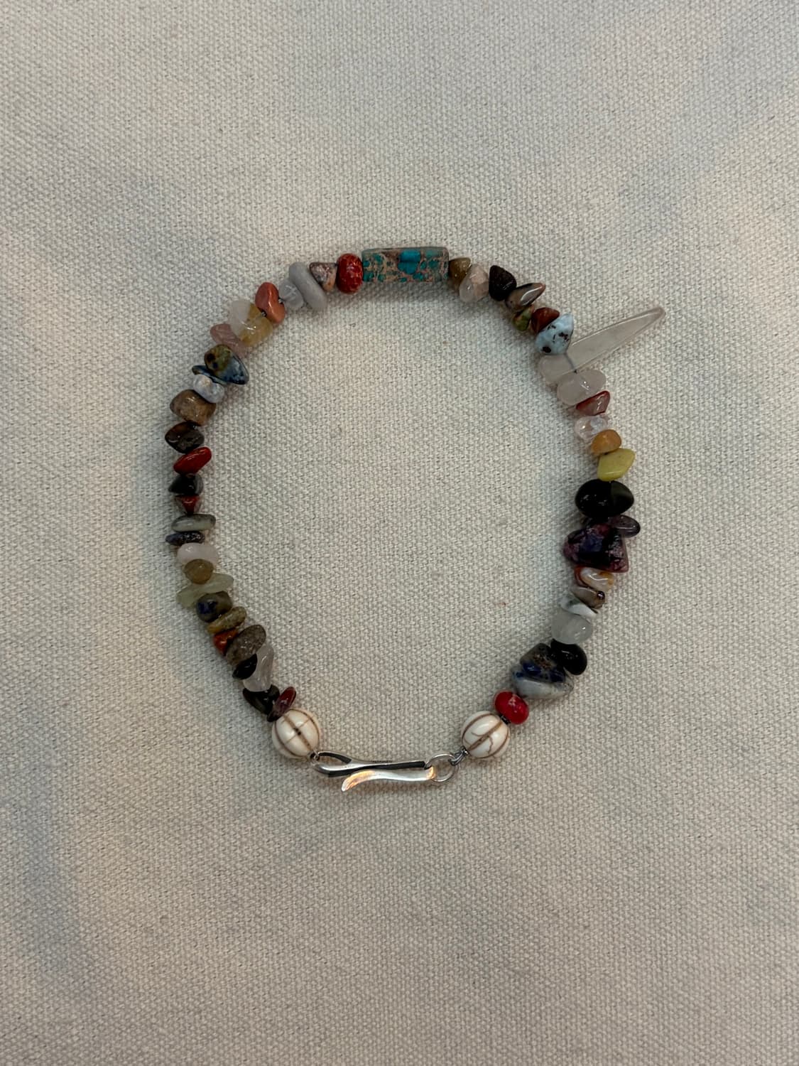 🌍 믹스 젬스톤 내추럴 브레이슬릿 상품이미지1