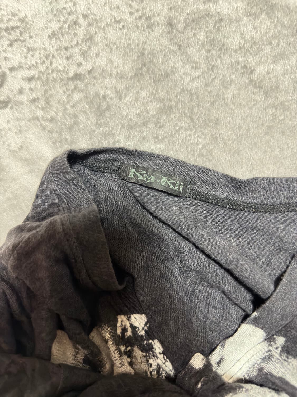 KMRII LACE UP PRINTING T SHIRT 1 상품이미지3