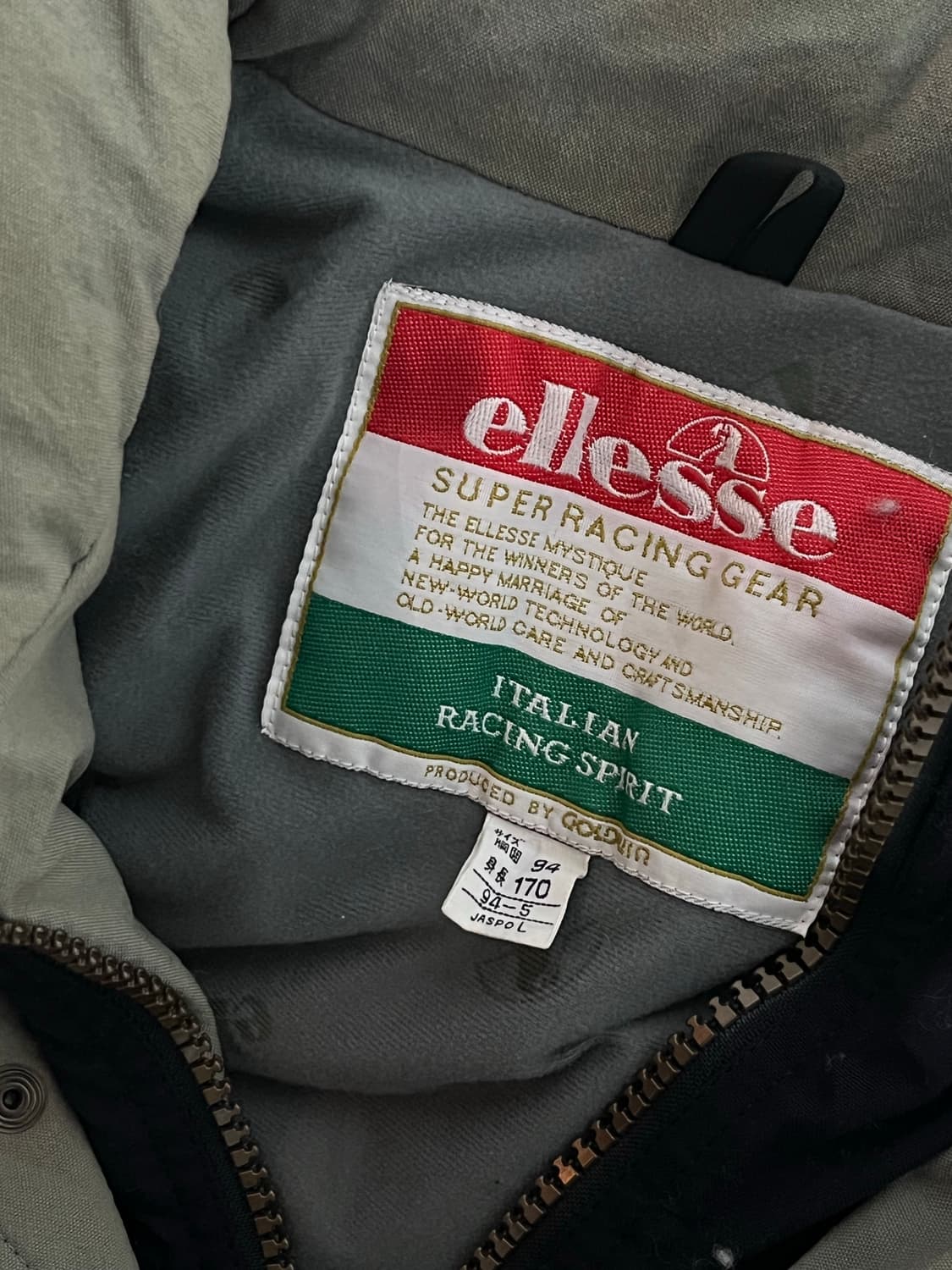 [90‘s재팬] ellesse 레이싱 기어 자켓 상품이미지3