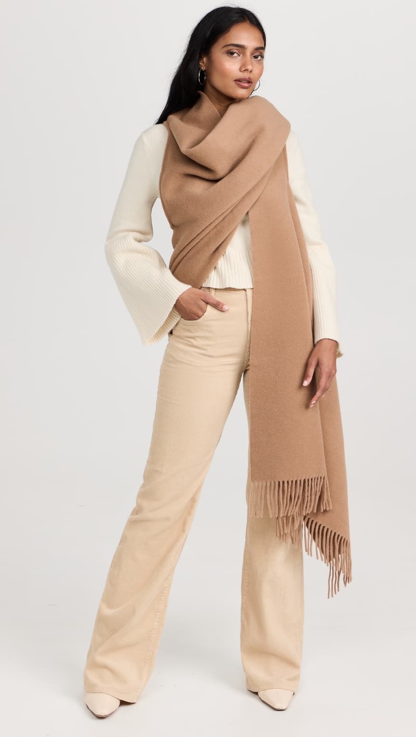 랙앤본 울 프린지 숄 베스트 상품이미지9