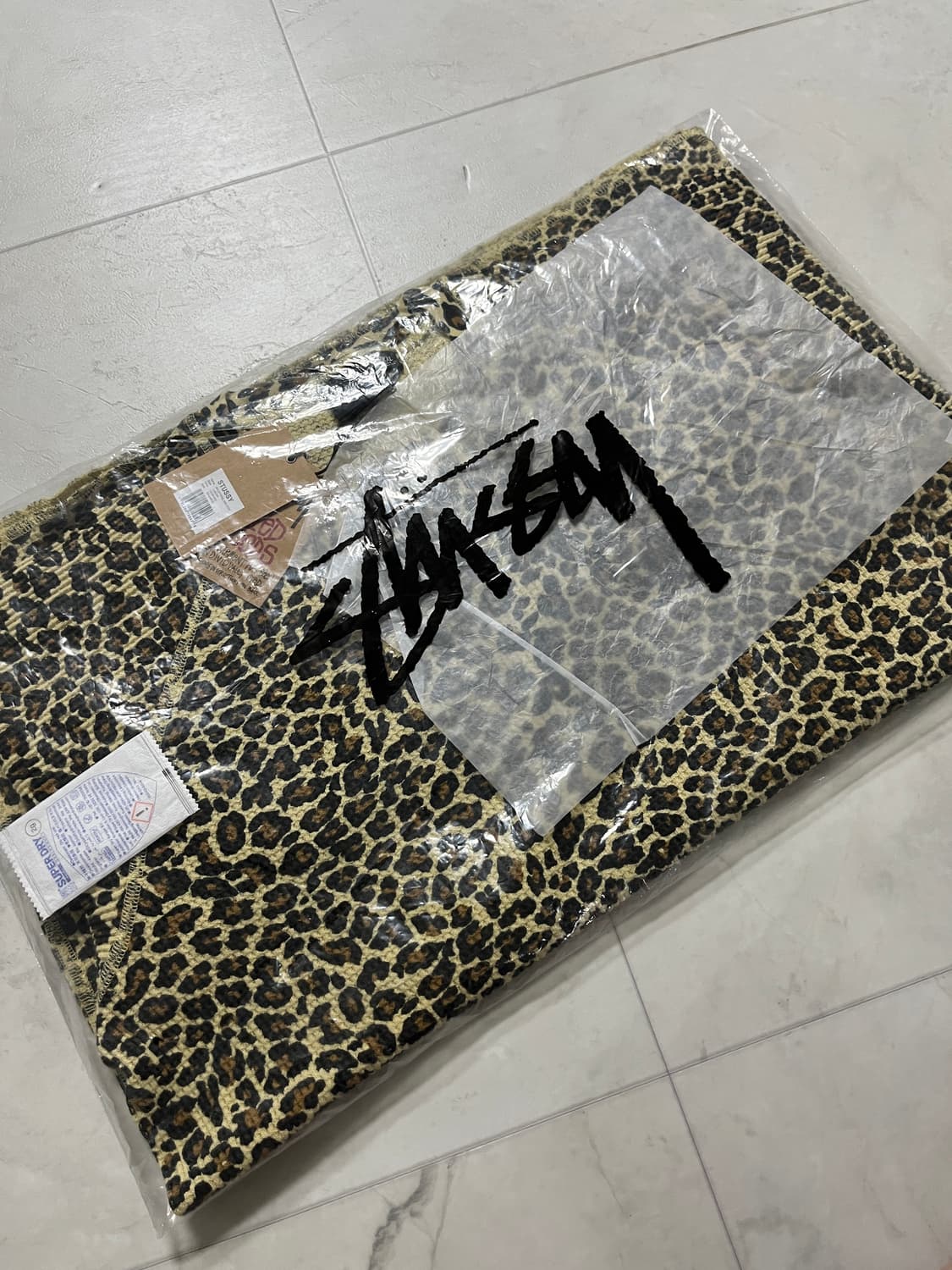 [XXL] 스투시 래글런 써멀 롱슬리브 레오파드 긴팔 티셔츠 상품이미지3