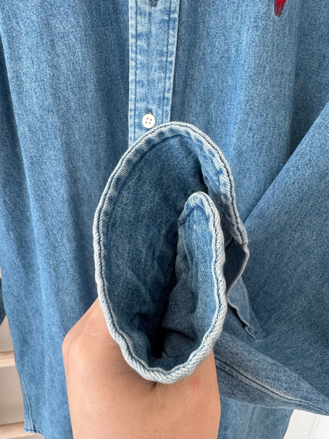 폴로 블레이크 데님셔츠 청셔츠 상품이미지9