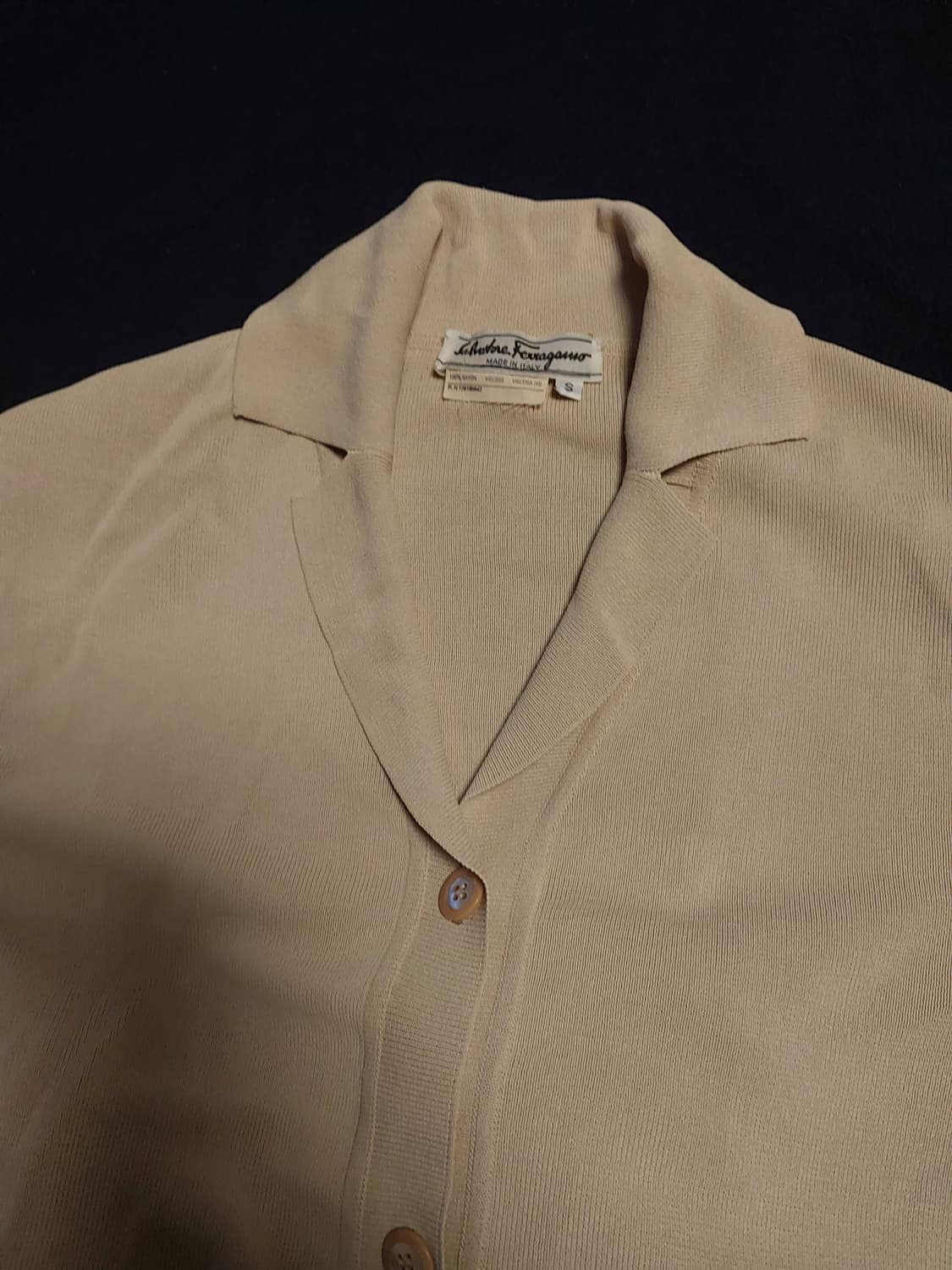 살바토레 페레가모 니트 벨트가디건 빈티지 상품이미지5