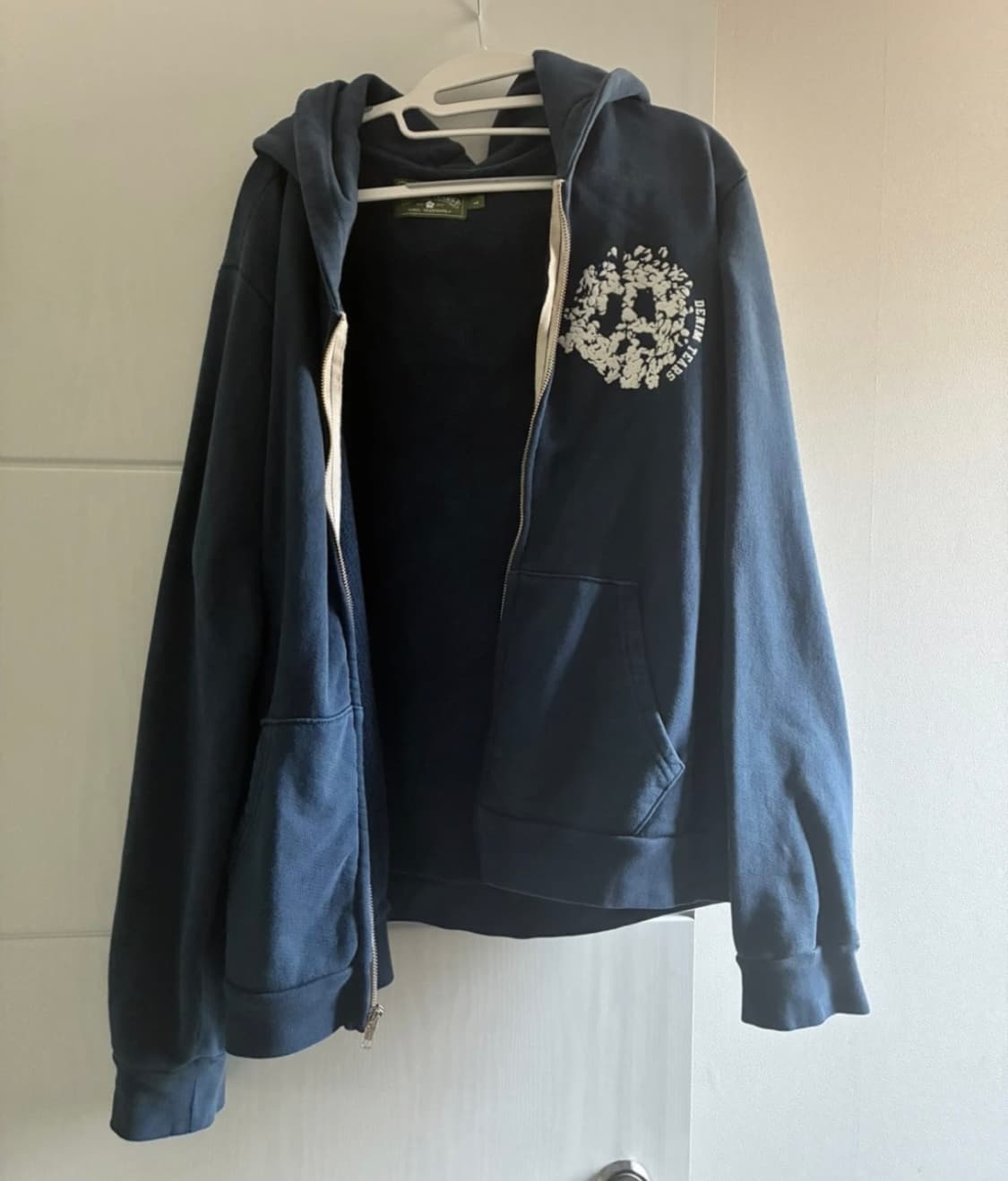 DENIM TEARS 후드집업 네이비 상품이미지7