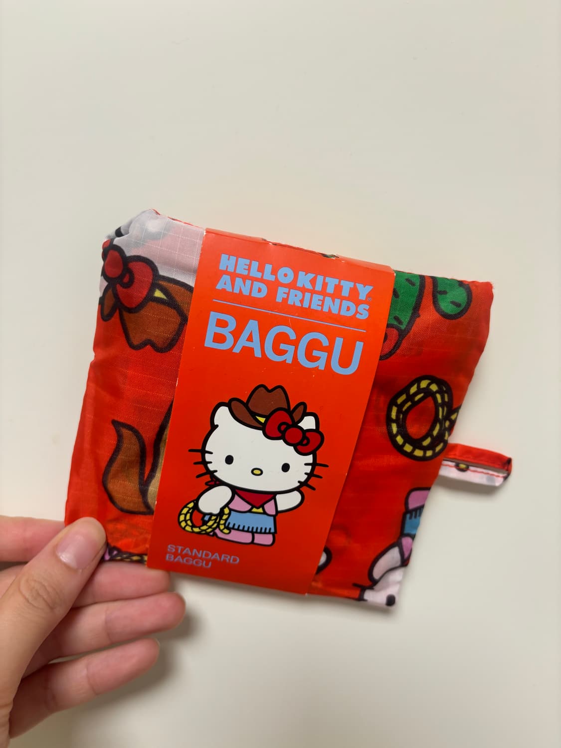 Baggu 웨스턴 헬로키티 에코백 스탠다드사이즈 새상품 상품이미지1