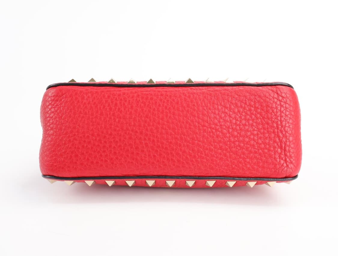 발렌티노 가라바니 락스터드 미니 크로스바디 백 레드 상품이미지4