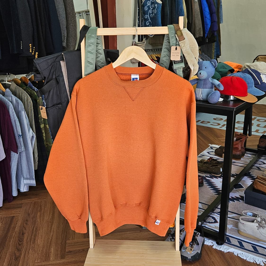 90s 러셀 무지 스웻 상품이미지1