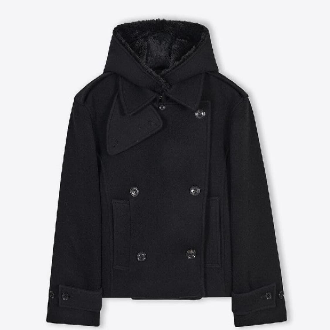 이안조 후드 피코트 상품이미지2