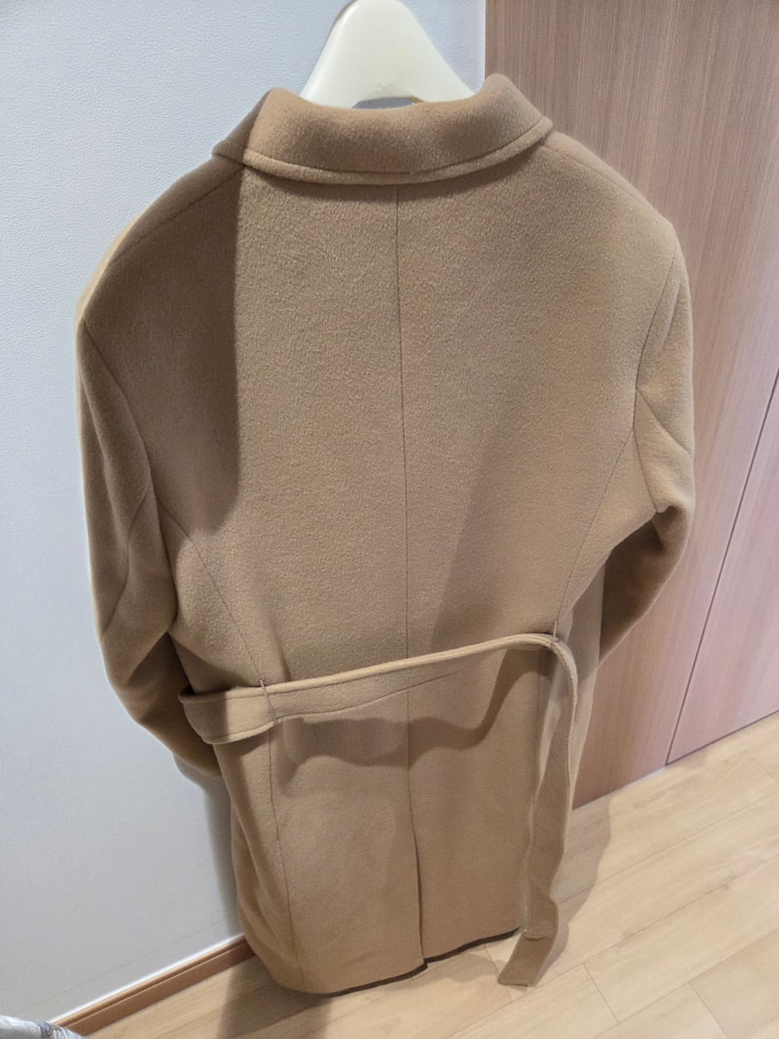 파사드패턴 캐시미어 벨티드 코트. 카멜 상품이미지4