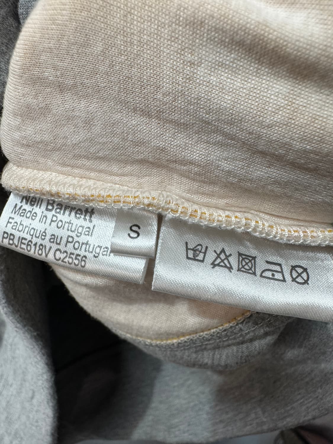 닐바렛 3색 컬러블럭 맨투맨 S(M) 남여공용 상품이미지6