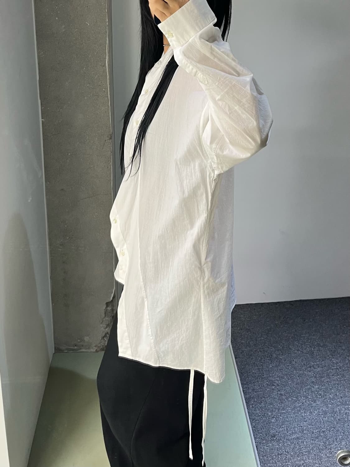 앤 드뮐미스터 언발란스 레이어드 셔츠 상품이미지2