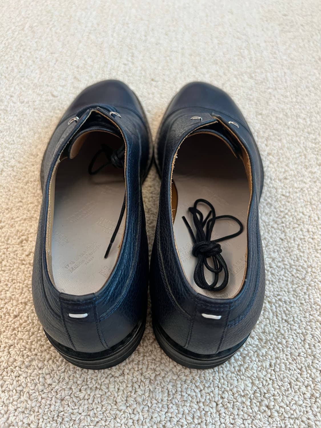 메종 마르지엘라  더비 슈즈 네이비 색상 42사이즈(새상품) 상품이미지3