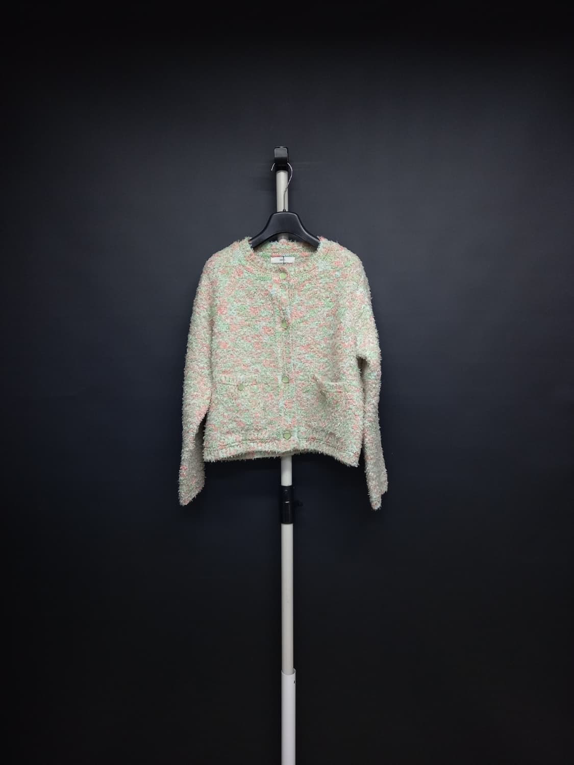 새 듀엘 춘추동 글리터 숏 가디건 F 33-77 상품이미지1