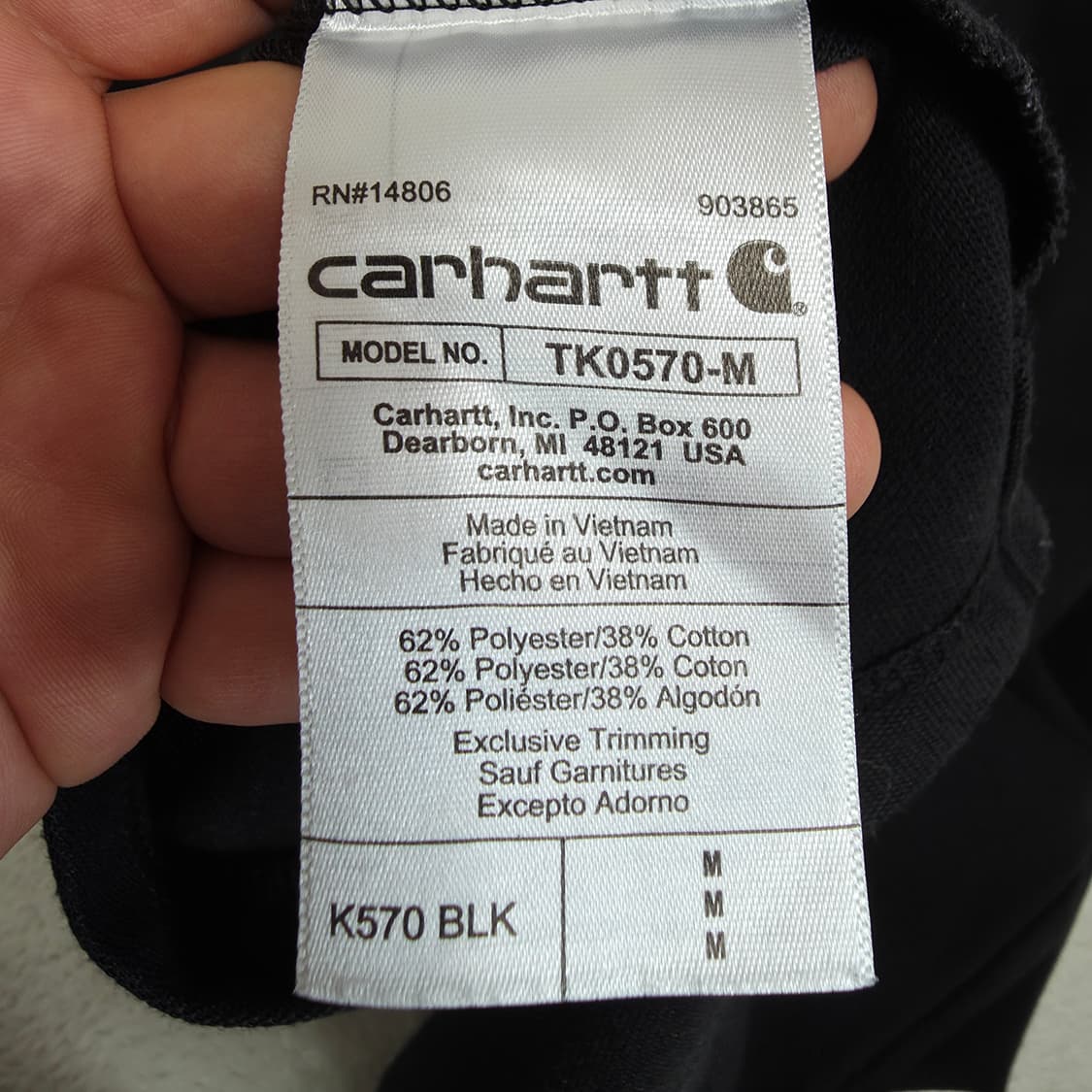 (M)칼하트 반팔 포켓 카라티 상품이미지4