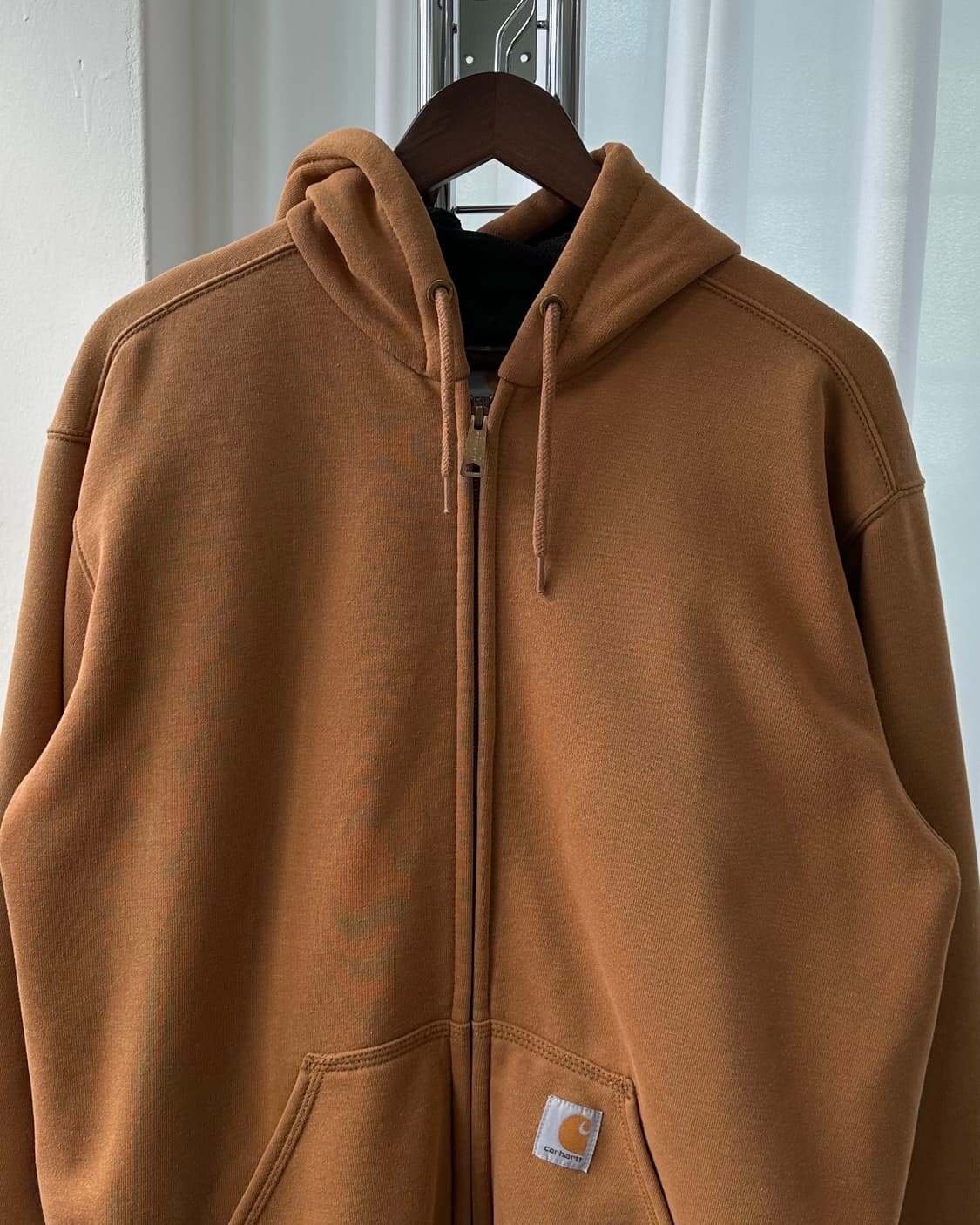 [L]칼하트 써멀 레인디펜더 된장 후드집업 상품이미지3