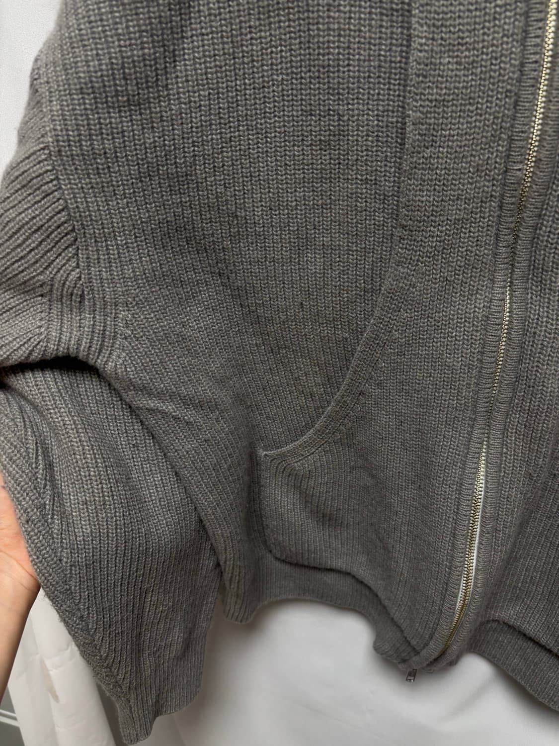 폴리테루 플리시 니트 후디 1사이즈 상품이미지10