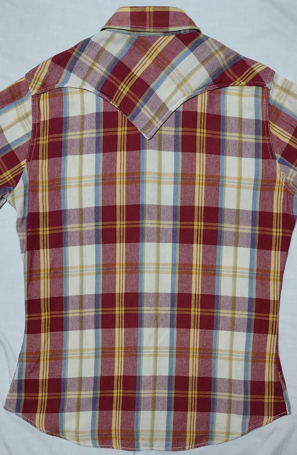 [M] Luckystore Tailors 웨스턴 패치 체크 셔츠 상품이미지9