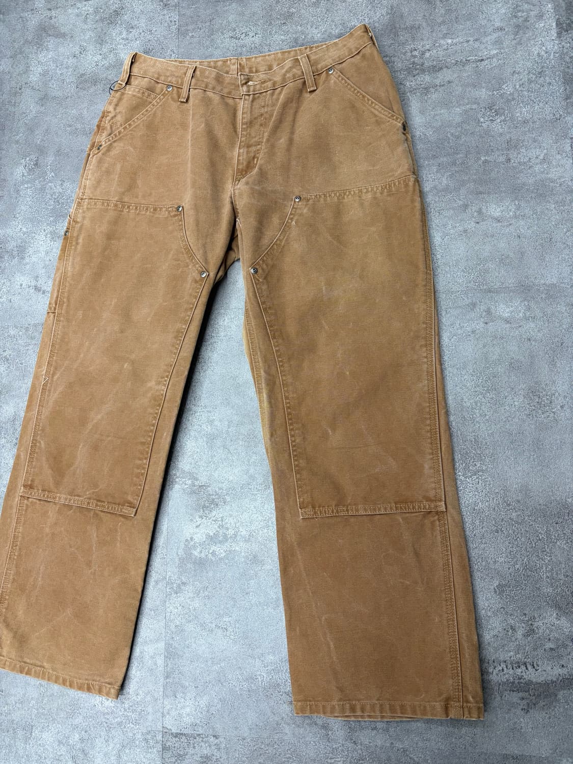 00s 칼하트 Brn 브라운 더블니 워크 팬츠 상품이미지3