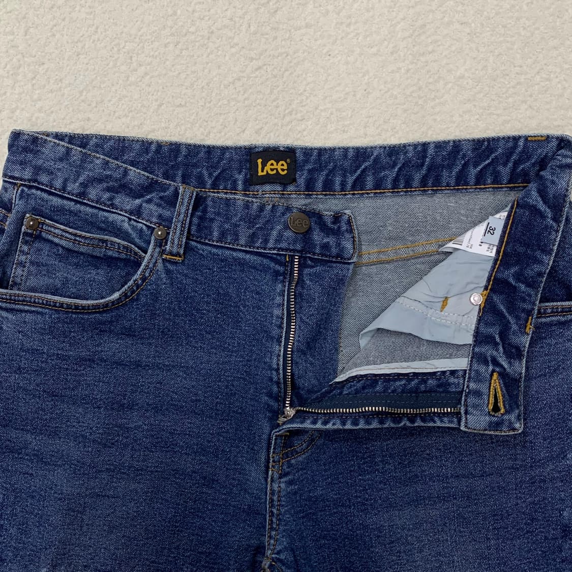 [32,34] LEE 와이드핏 데님팬츠 상품이미지4