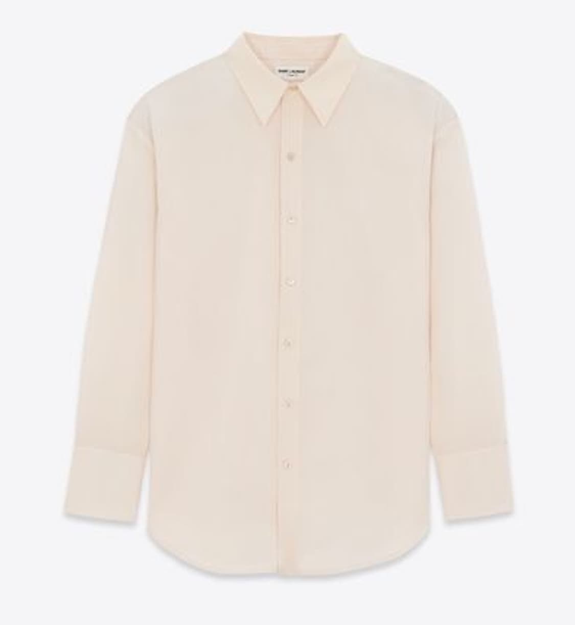 [차은우님 착용] 생로랑 24ss 파유 실크 셔츠 상품이미지3