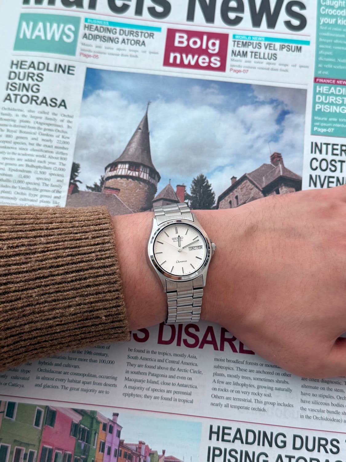 Seiko 세이코 쿼츠 Chronos Day-Date 1980 상품이미지9