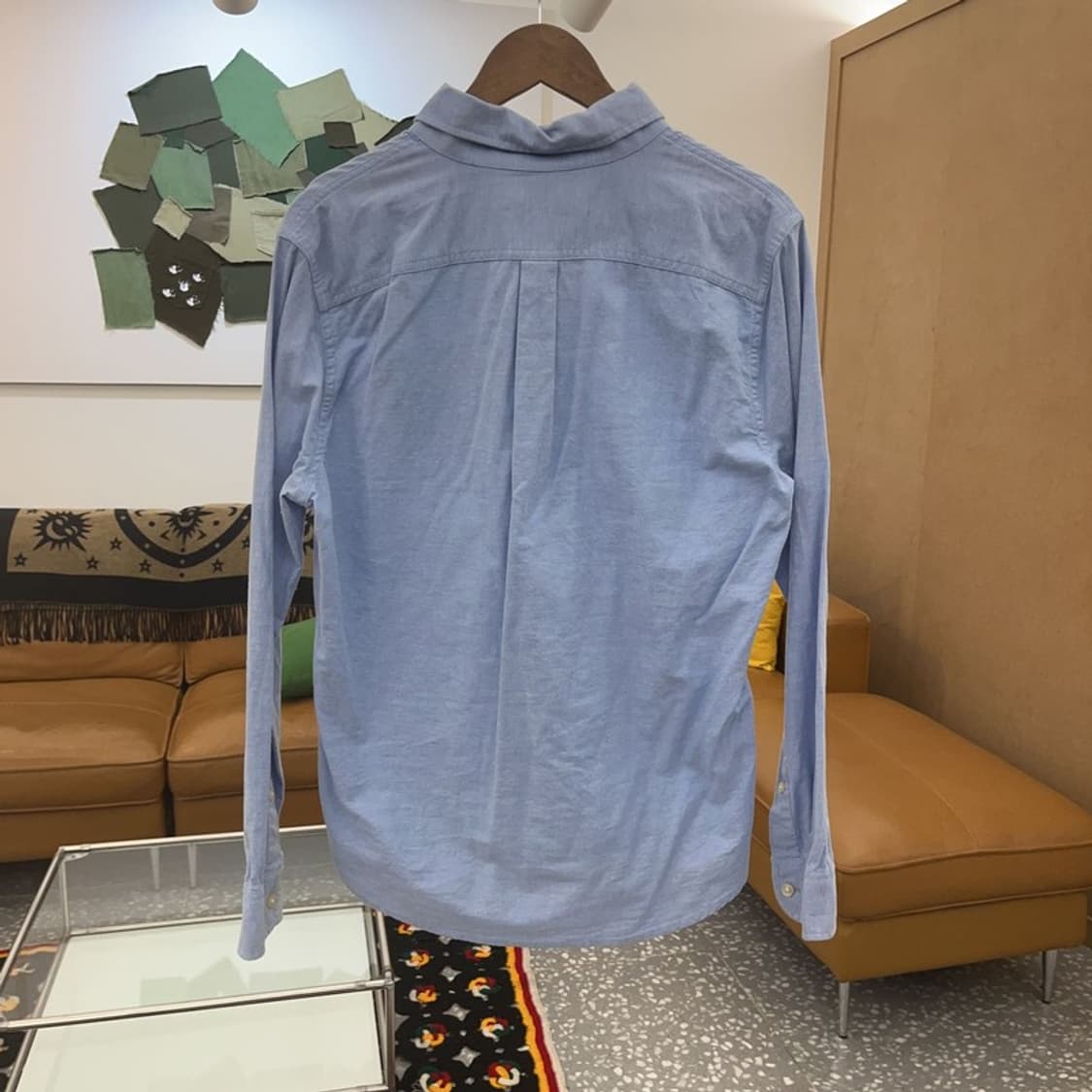 아베크롬비 캐주얼 컨트리 파스텔 블루 셔츠 S C07091 상품이미지4