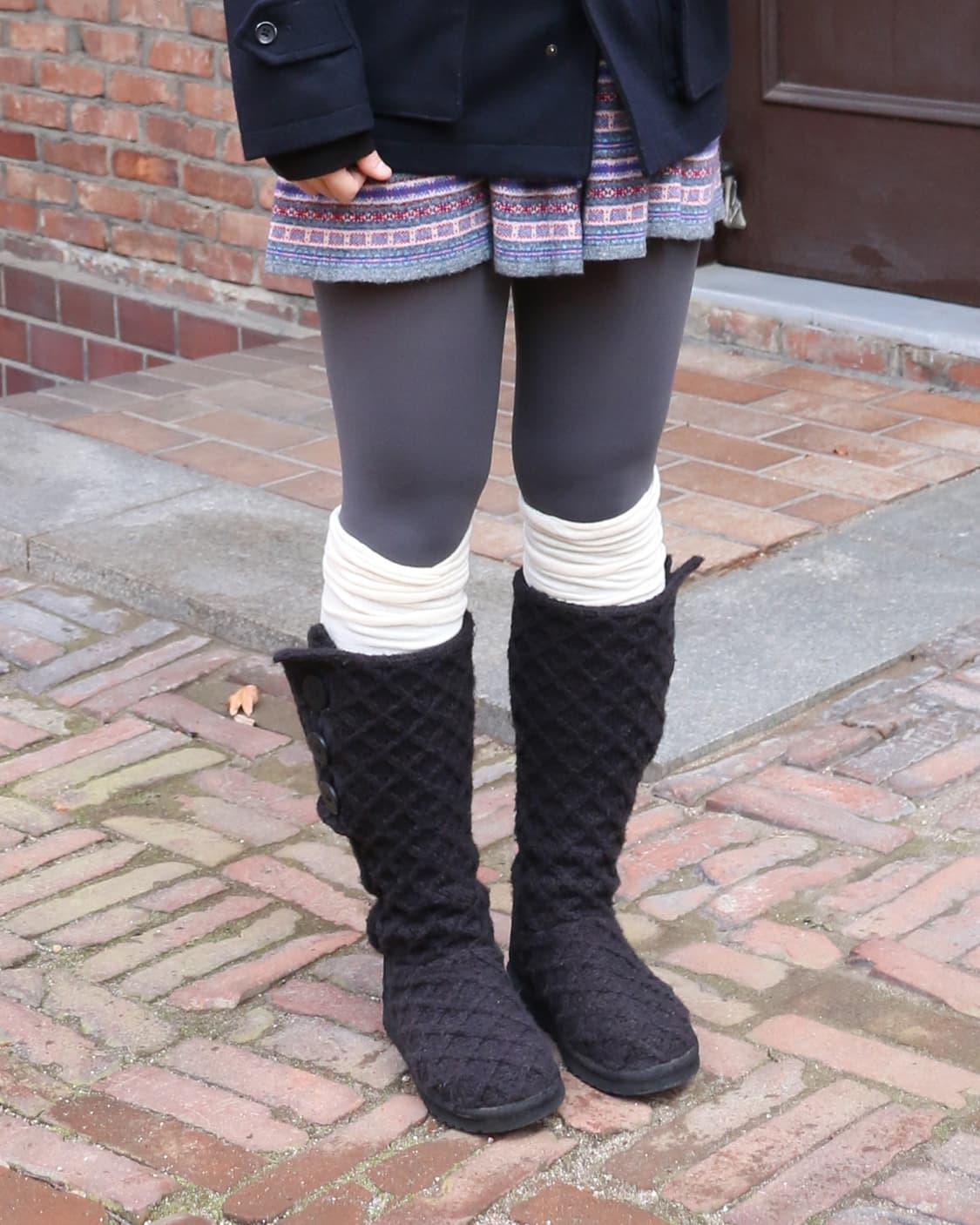 어그 케이블 니트 롱부츠  상품이미지5