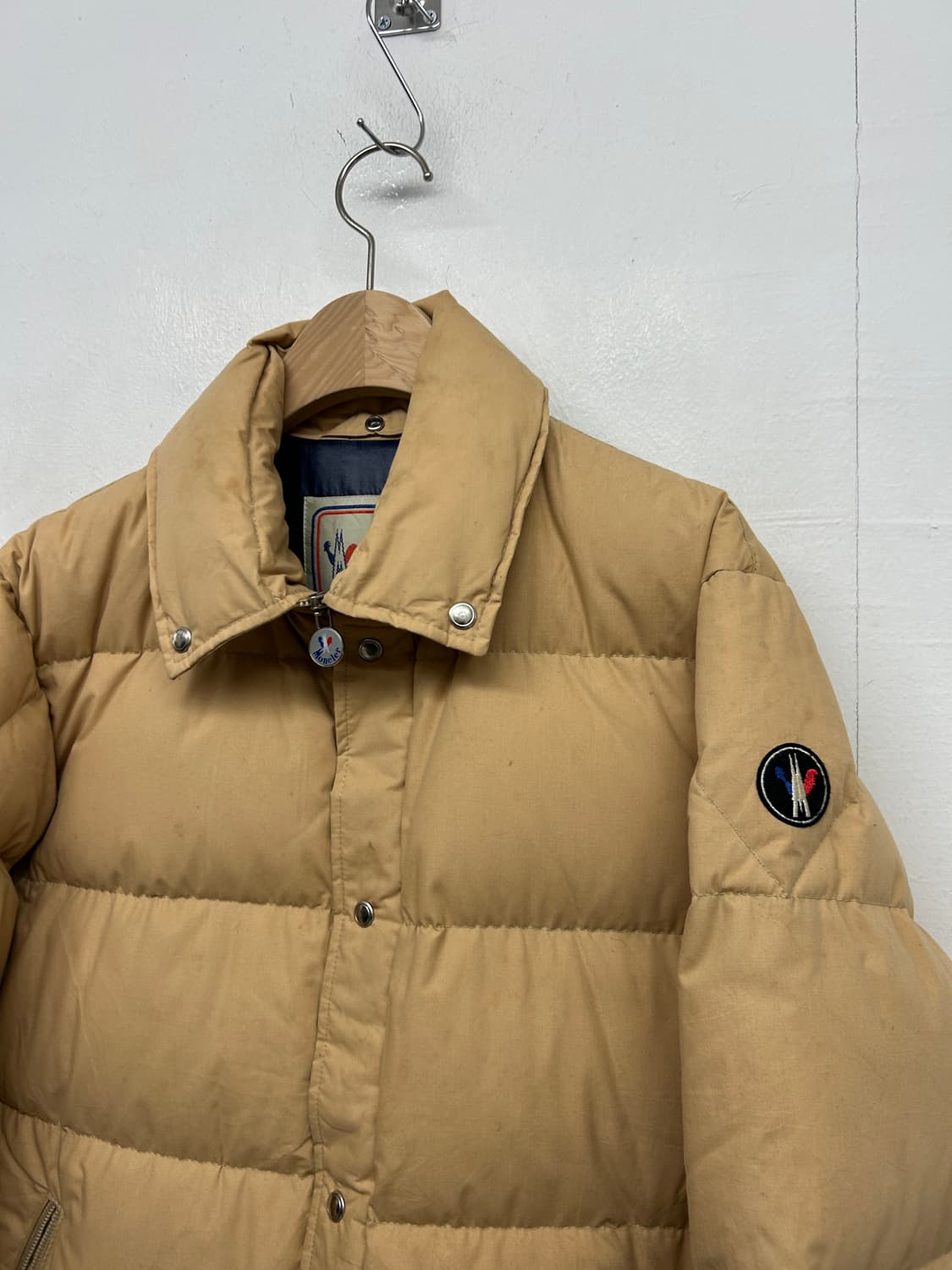 80s 아식스 몽클레어 베이지 패딩 상품이미지2