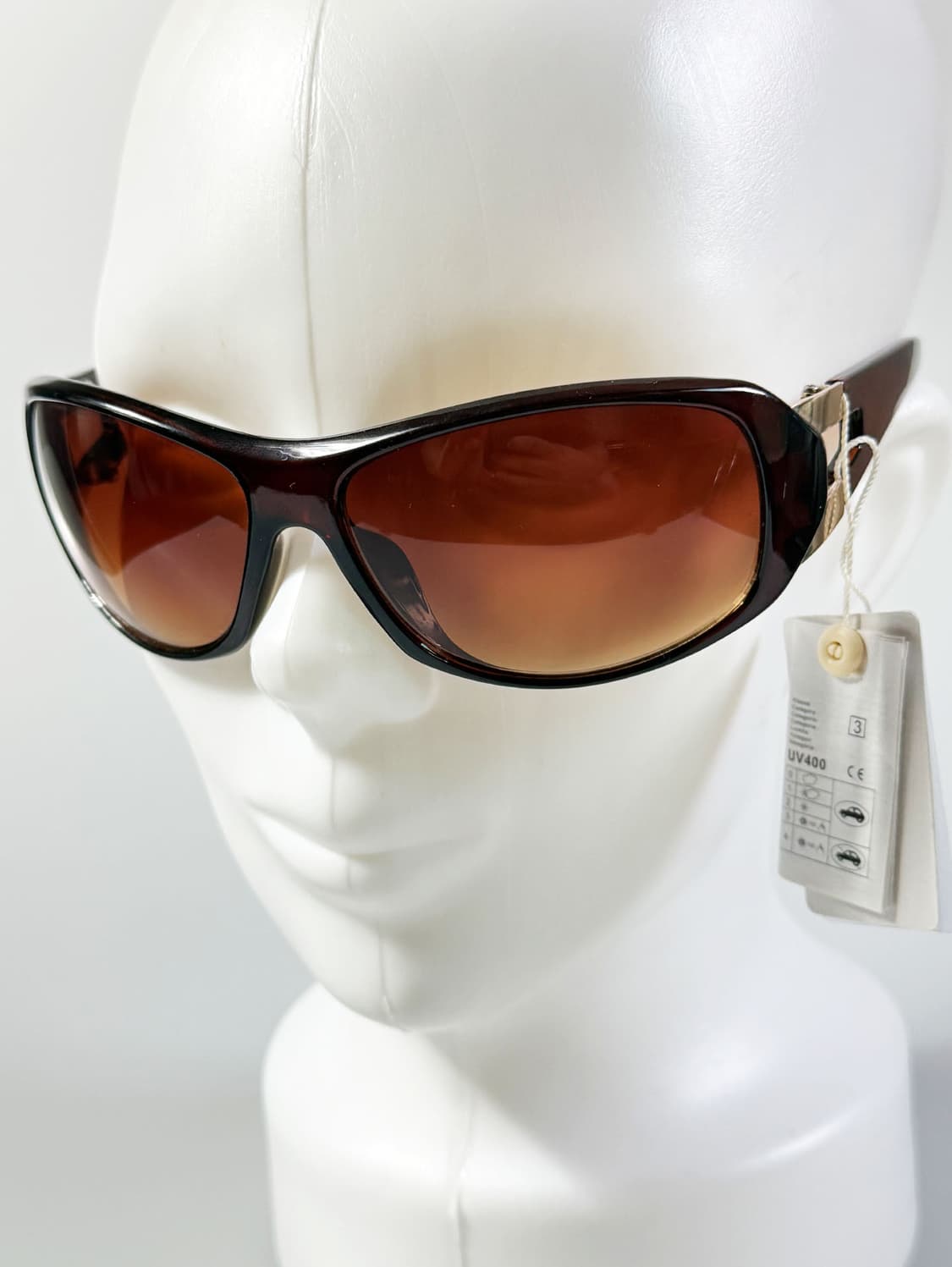 90s FRIENDS 볼드 스퀘어 그라데이션 틴트 빈티지 선글라스 상품이미지8