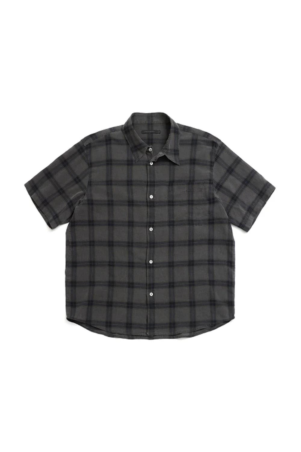 Hatchingroom Regular Check Shirt (차콜) 상품이미지2