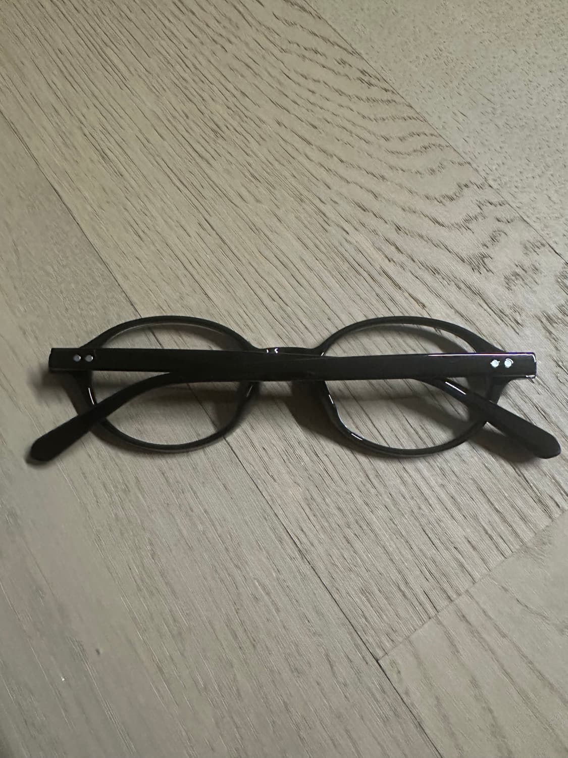 미우스타일 라운드 안경(블랙) 상품이미지3