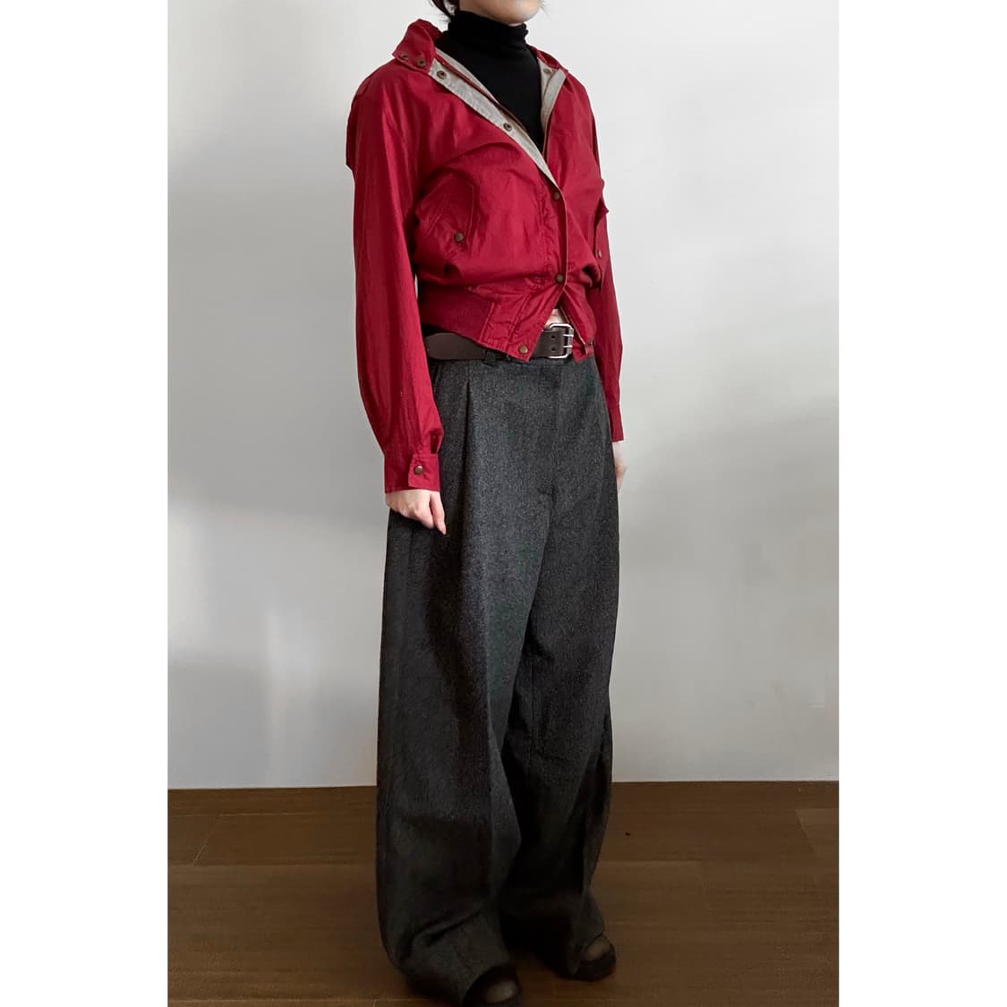 Paul Stuart Red Zip-up Jumper 상품이미지2