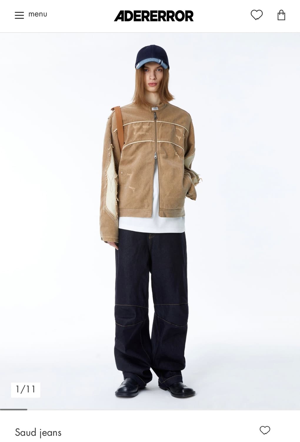 아더에러 saud jeans S사이즈 판매합니다 상품이미지1