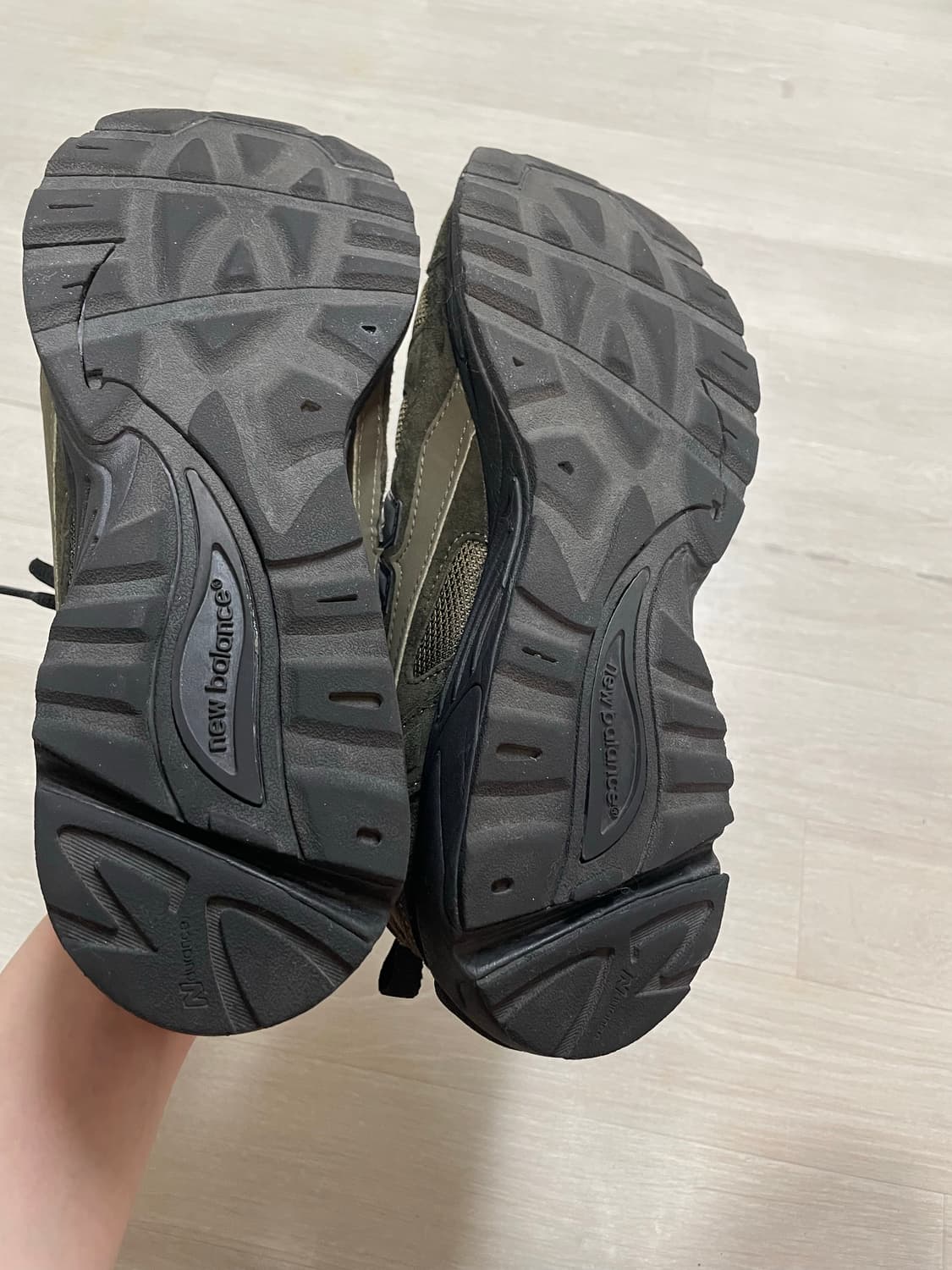 뉴발란스 878 카키 255사이즈 2회착 상품이미지8