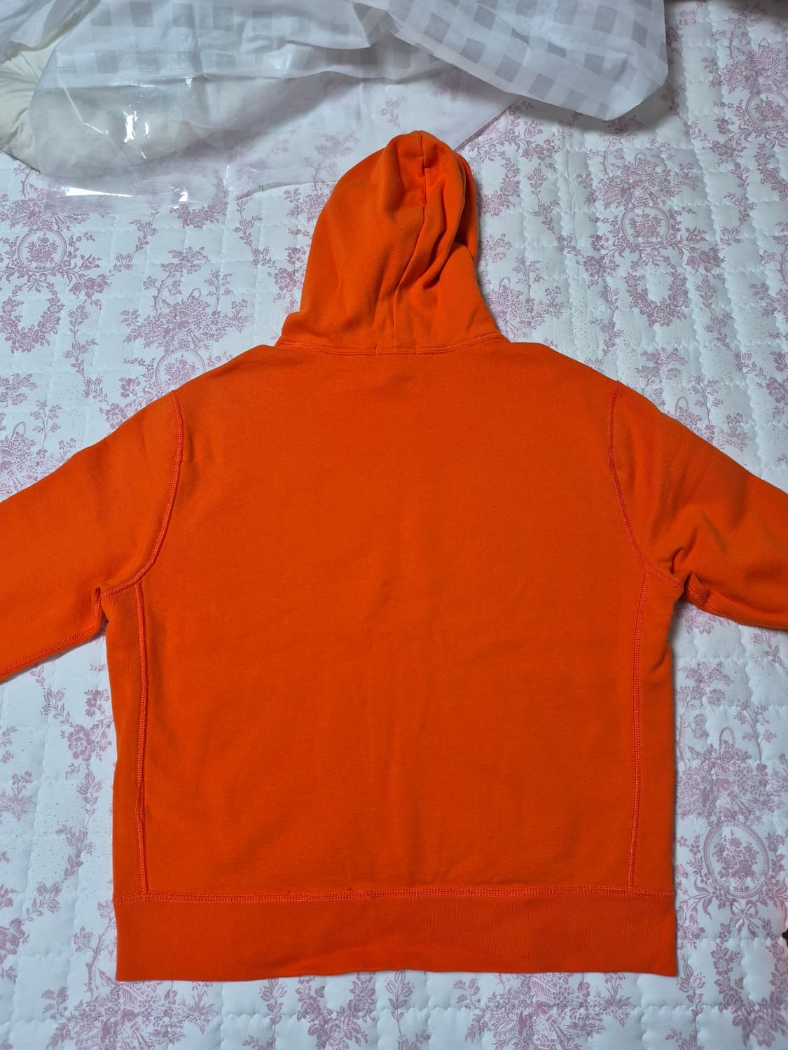 정품 폴로 후드티 100-L 주황 상품이미지2