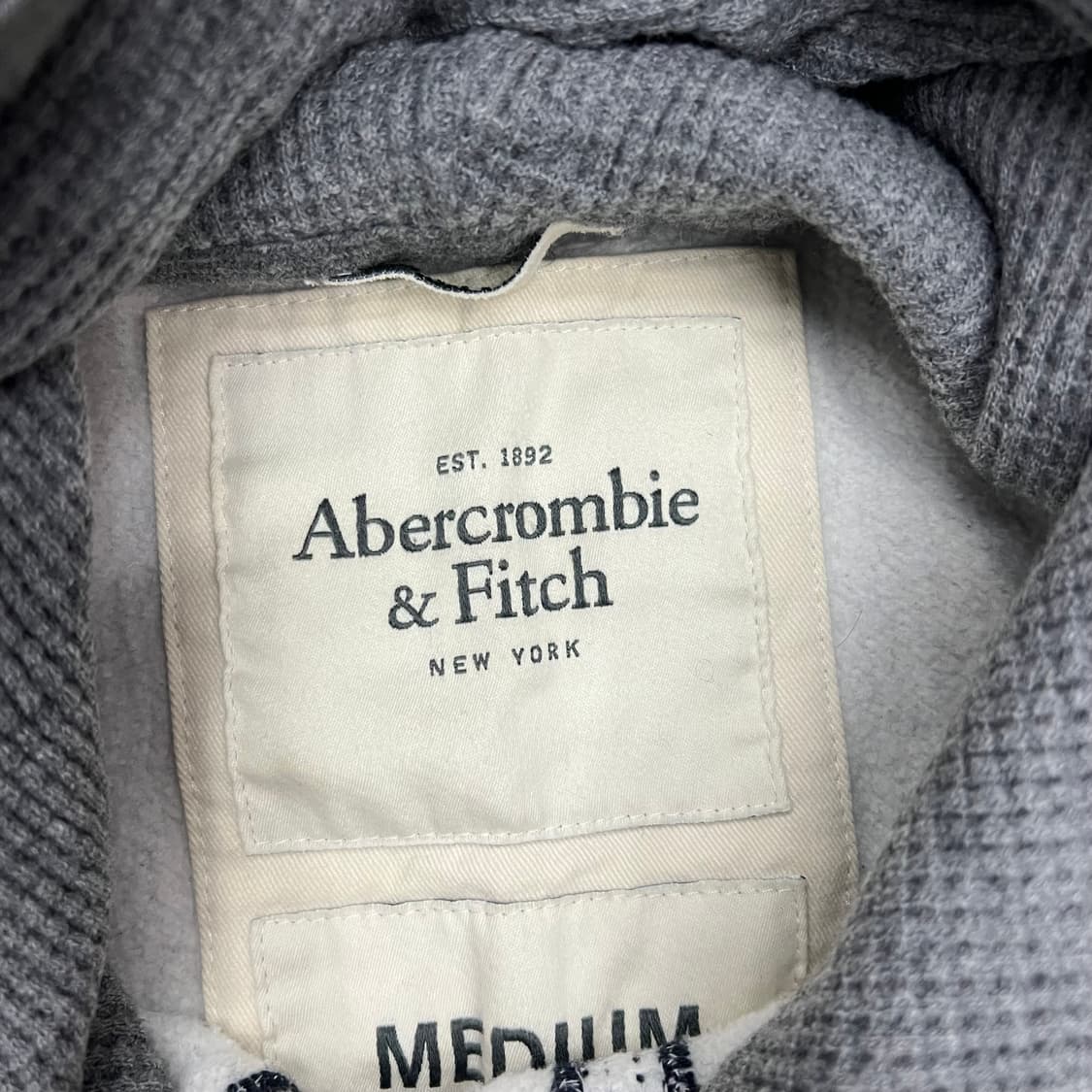 아베크롬비 머슬핏 그레이 후드 상품이미지2