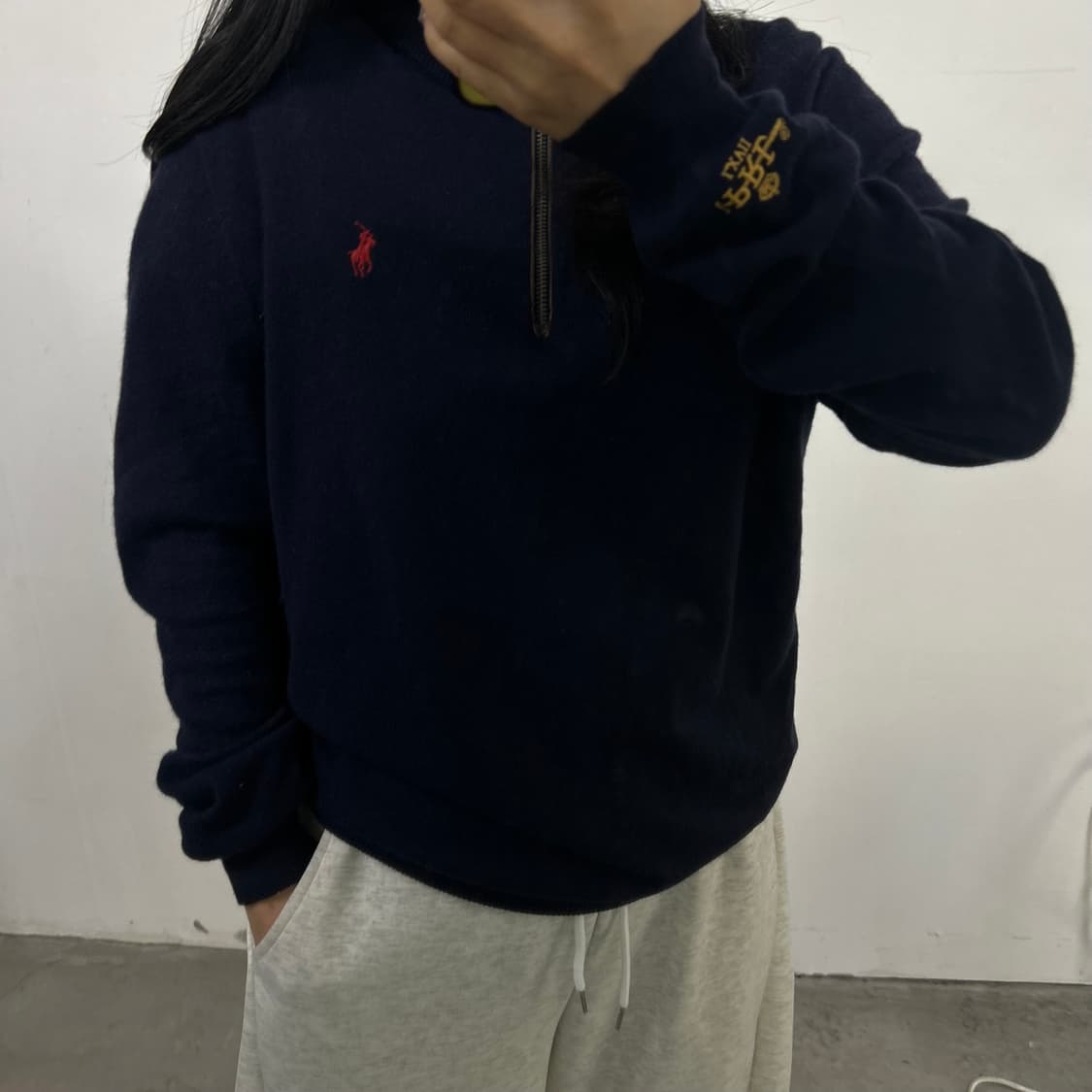 폴로 반집업 니트[1720] 상품이미지2