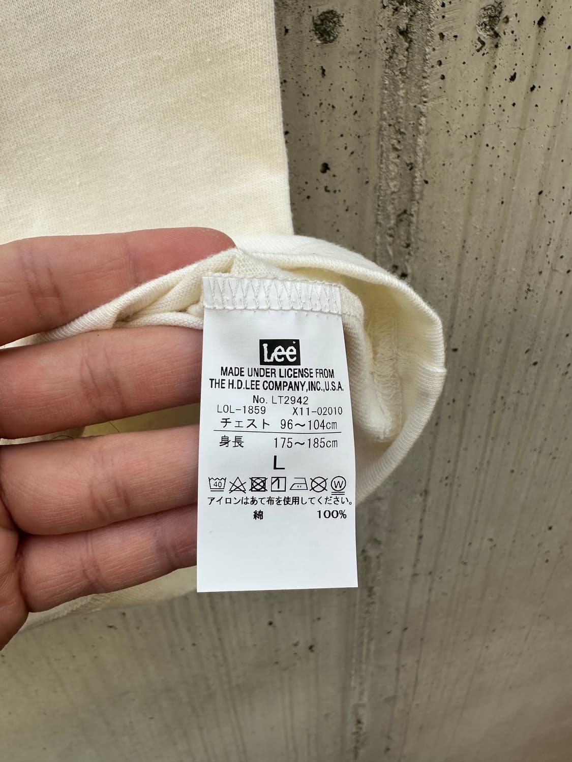 Lee 배색 링거 반팔티 상품이미지7