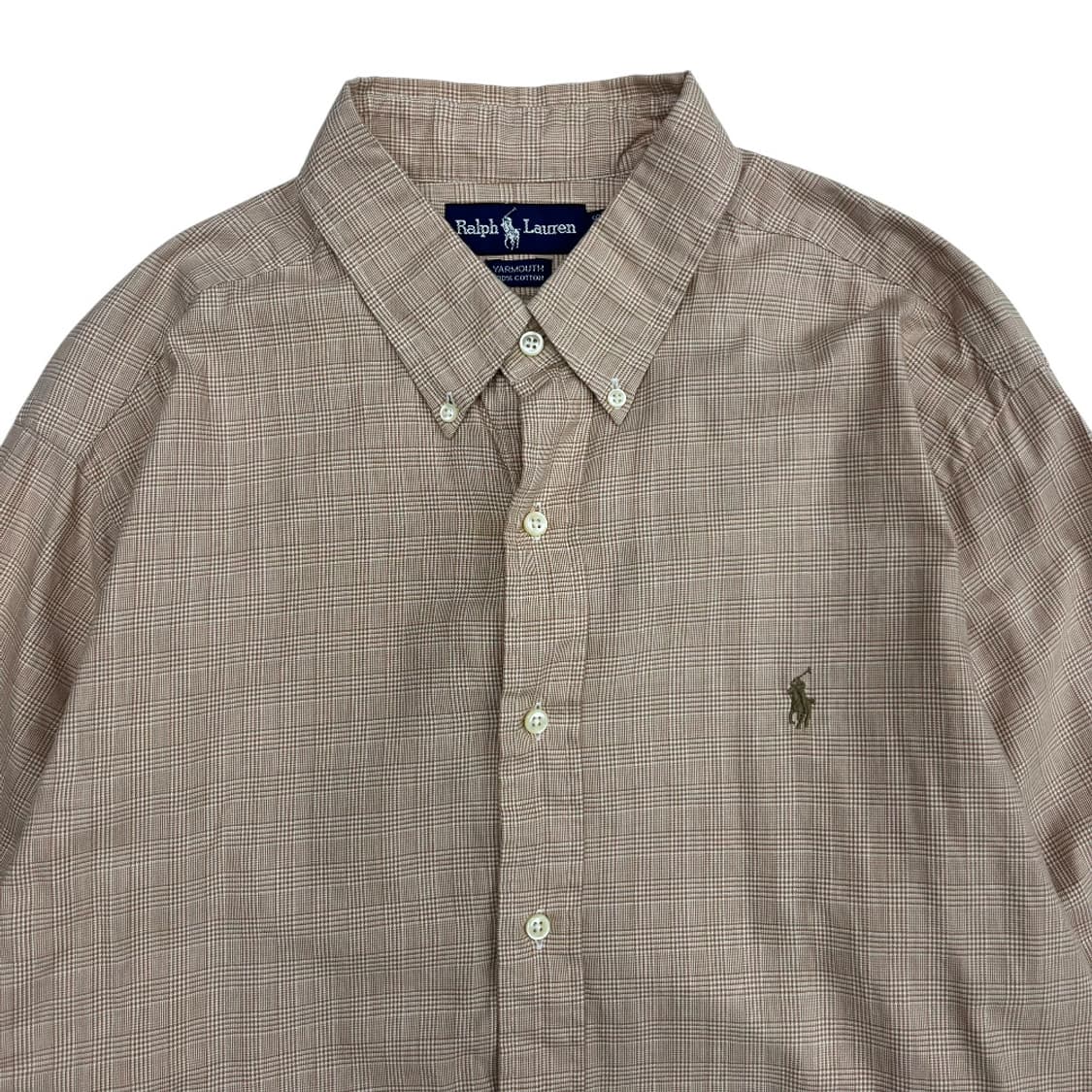폴로 랄프로렌 브라운포니 베이지체크 셔츠 43 상품이미지4