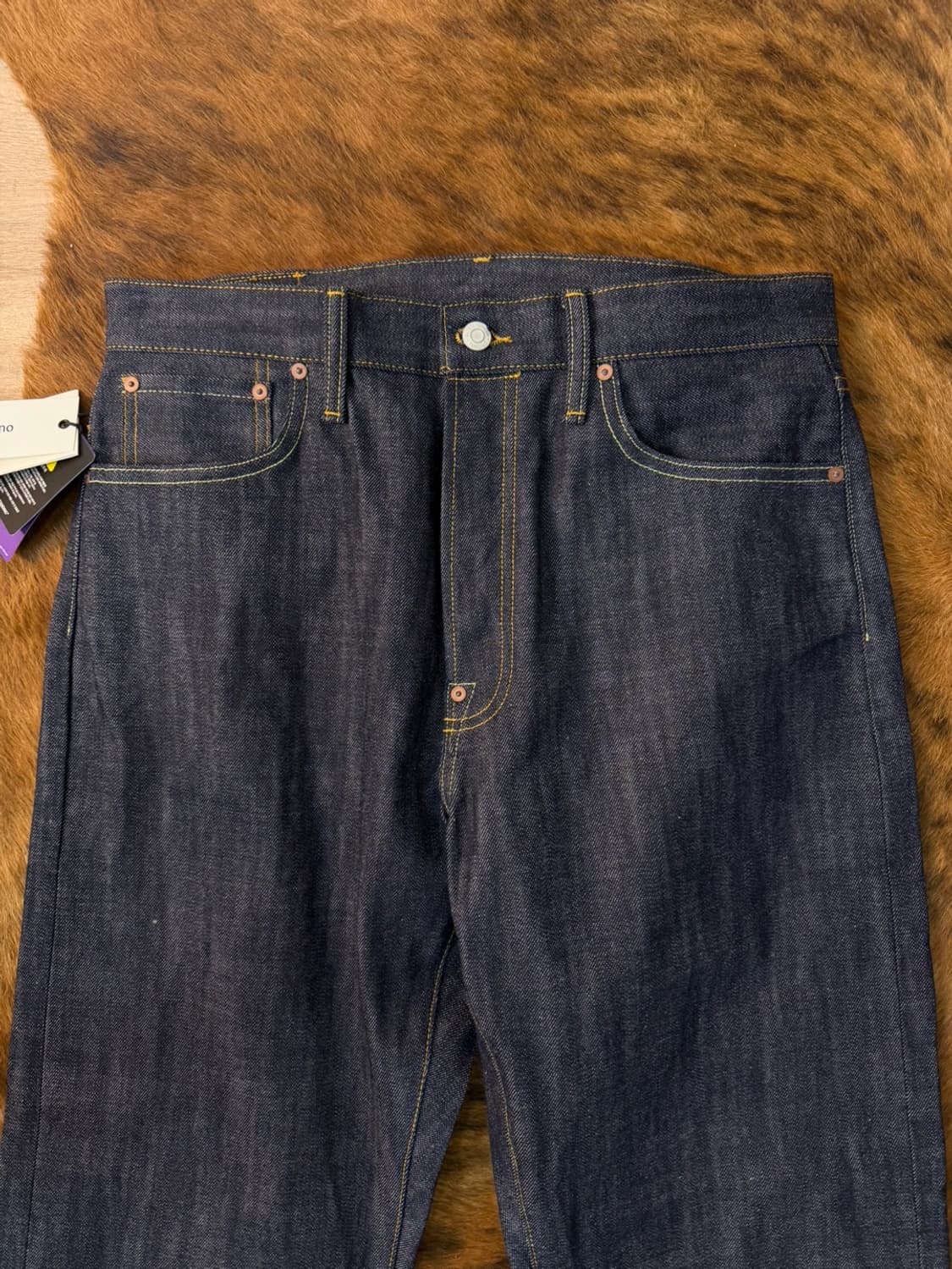 아웃스탠딩 셀비지 데님 팬츠 상품이미지4