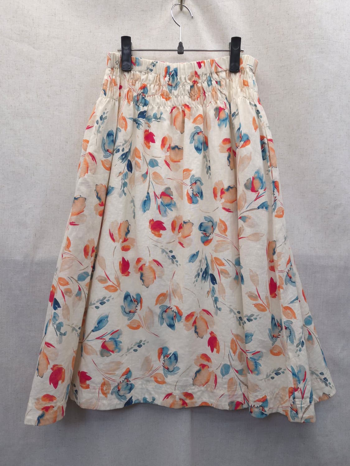 도나카란 플라워패턴 플레어 스커트 상품이미지2