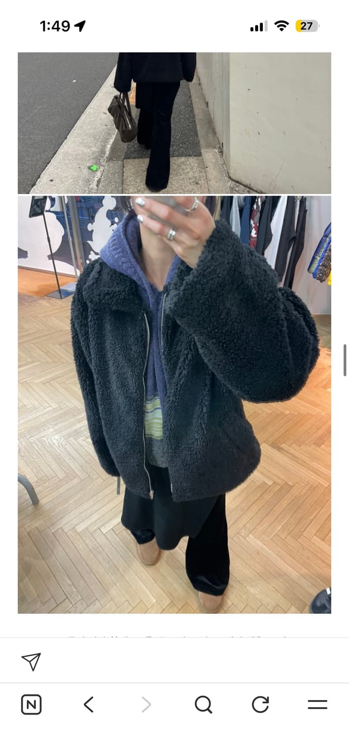 데이도어 뽀글이 자켓 상품이미지5