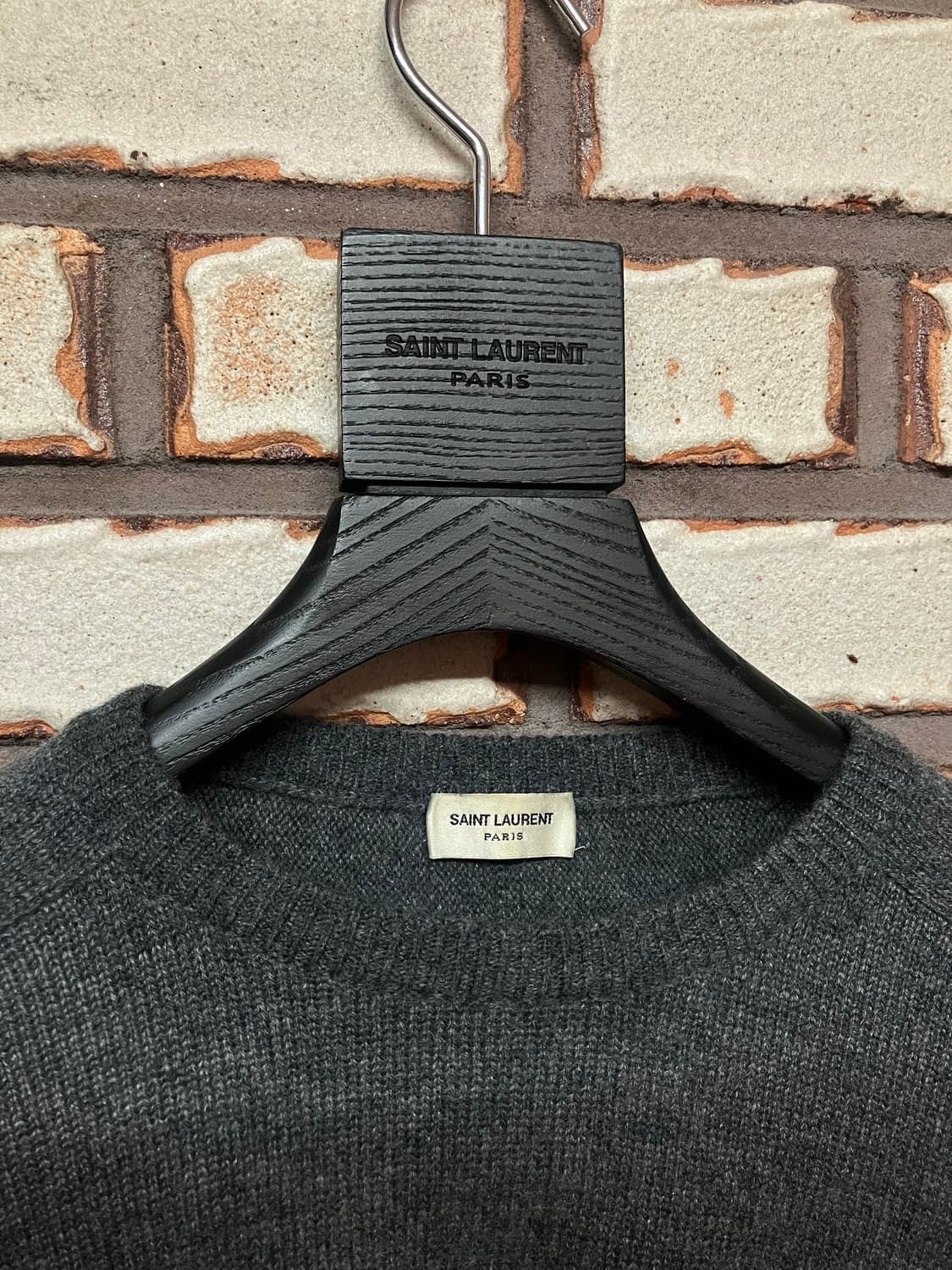 Saint Laurent 생로랑 - 캐시미어 라운드넥 스웨터 상품이미지3