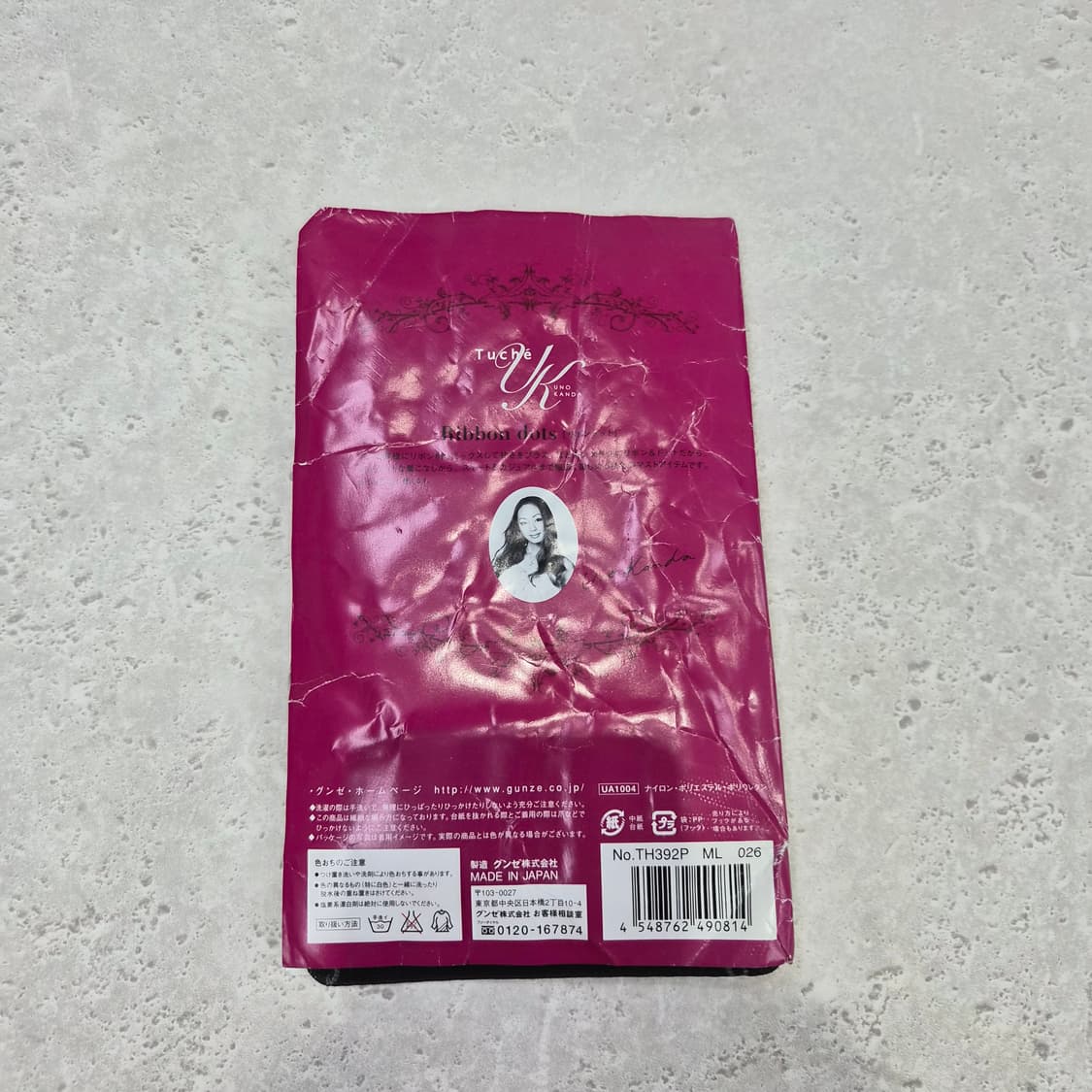 GUNZE 우노간다 콜라보 리본패턴 팬티스타킹 상품이미지9