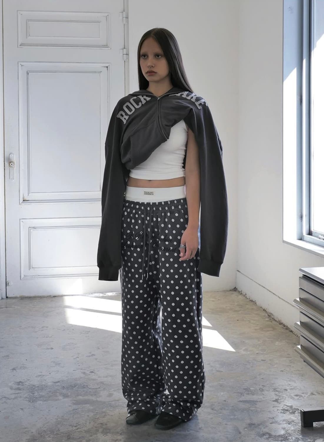 Dots string 2way jogger - 도트 스트링 투웨이 조거 상품이미지3