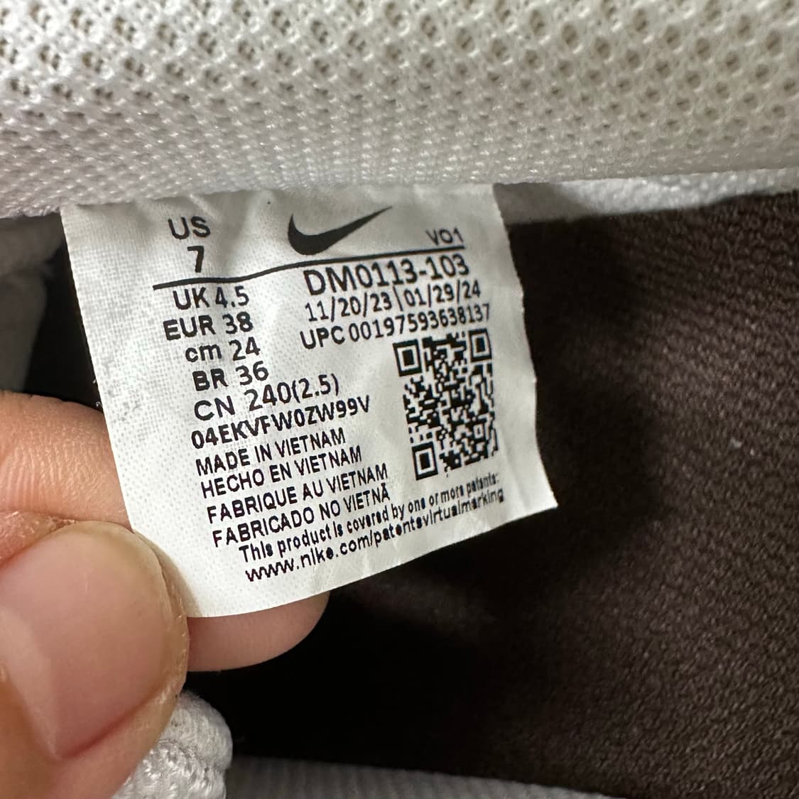 NIKE 나이키 코트 비전 알타 화이트 여성 운동화 240 상품이미지7