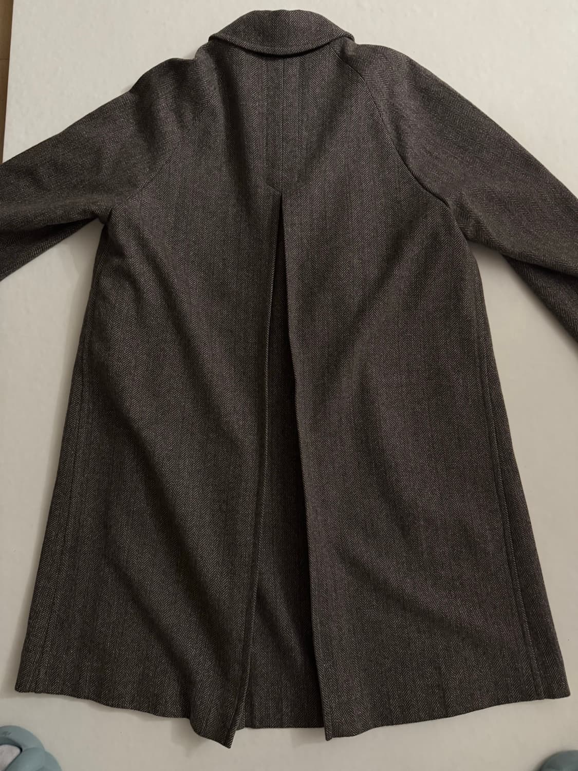 사르노 울 해링본 코트 상품이미지3