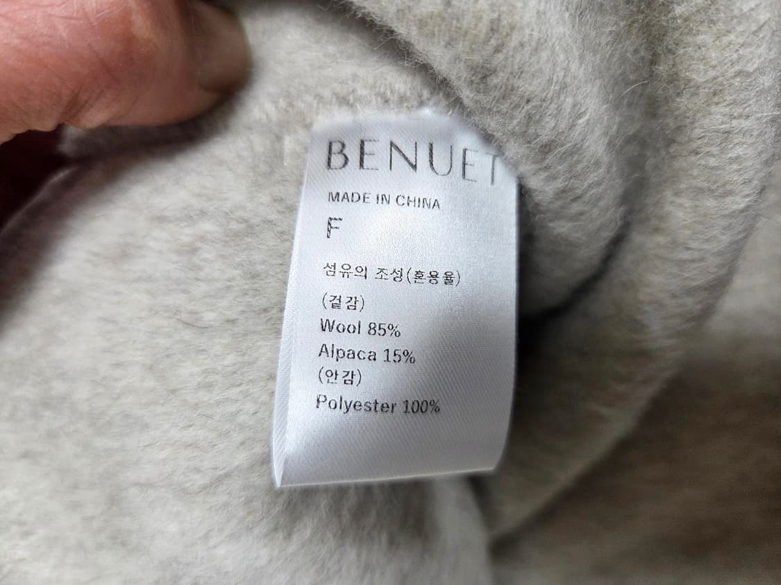 베뉴엣(BENUET) 판쵸 코트 프리사이즈 새상품 상품이미지10