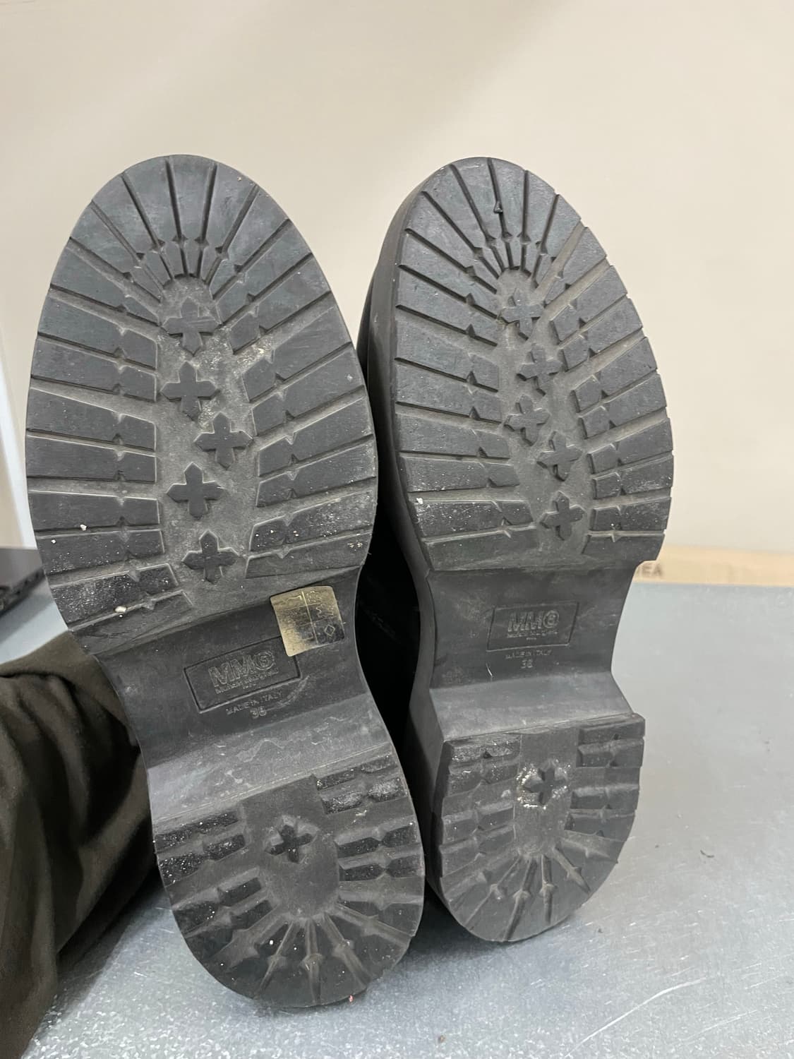 메종 마르지엘라 MM6 가죽 첼시 EU38 (gr-3754) 상품이미지6